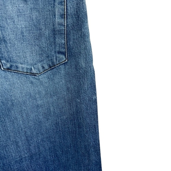 AO.LA x ALICE + OLIVIA High Rise Cropped Wide Leg Jeans in Night Moves - Picture 8 of 15